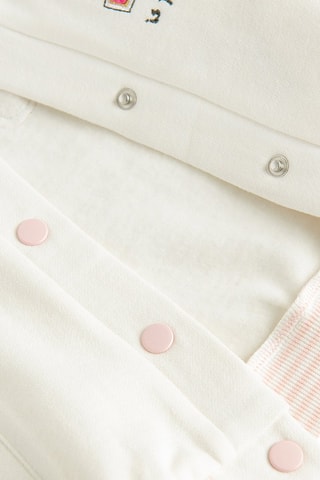 Teddy - Blanc et rose