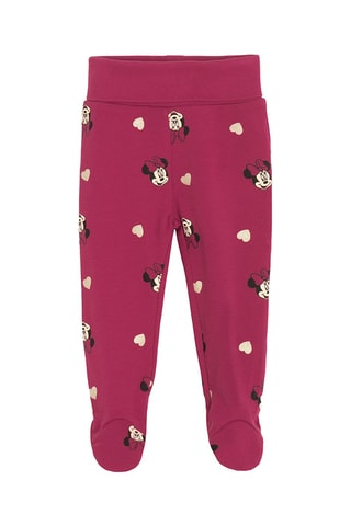 2 pantalons Minnie Disney - Bordeaux et nude
