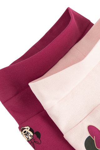 2 pantalons Minnie Disney - Bordeaux et nude