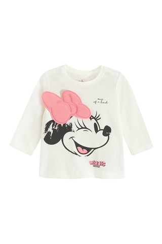 T-shirt Minnie Disney - Ecru
