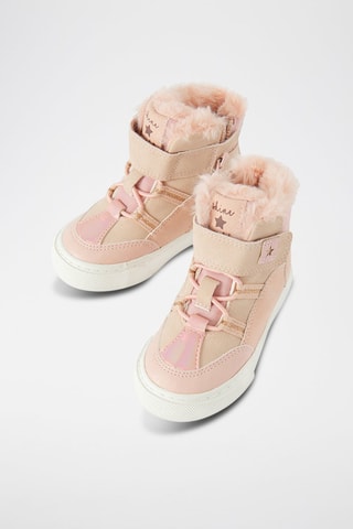 Bottines fourrées - Rose