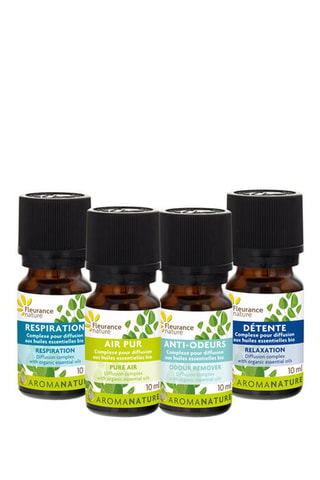 Assortiment pour diffusion d'huiles essentielles - 4 produits