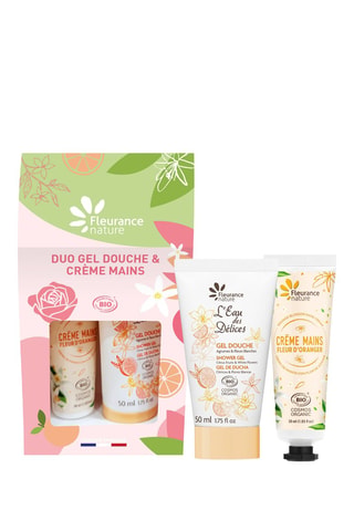 Duo gel douche agrume et crème mains fleur d'oranger - 2 produits