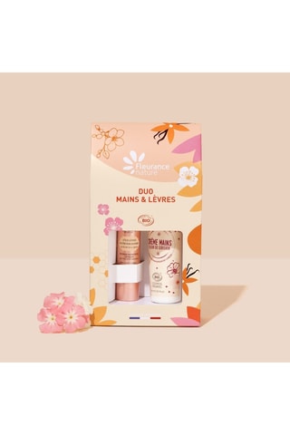 Duo stick lèvres et crèmes mains fleur de cerisier - 2 produits