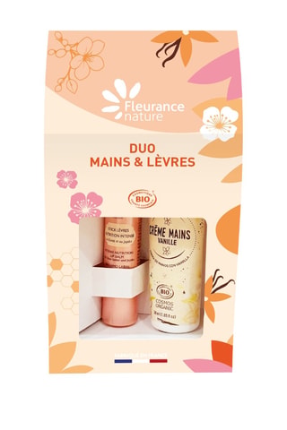 Duo stick lèvres et crèmes mains vanille - 2 produits
