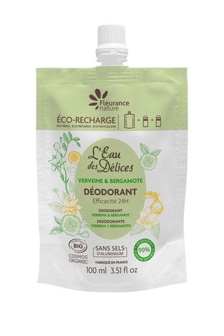 Recharge déodorant Verveine Bergamotte bio - 100 ml