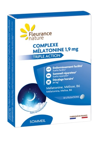 30 comprimés Complexe Mélatonine - 1,9 mg