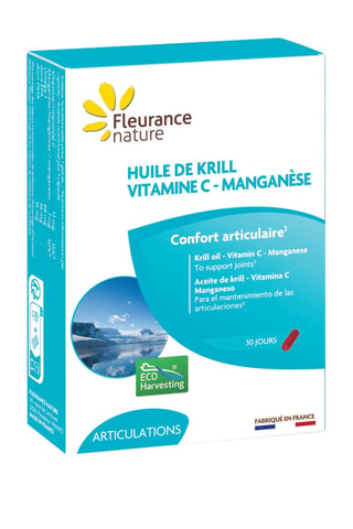 Huile de Krill Vitamine C Manganèse - 30 gélules - 30 jours