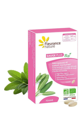 2 x Sauge Plus bio - 15 comprimés - Cure de 15 jours