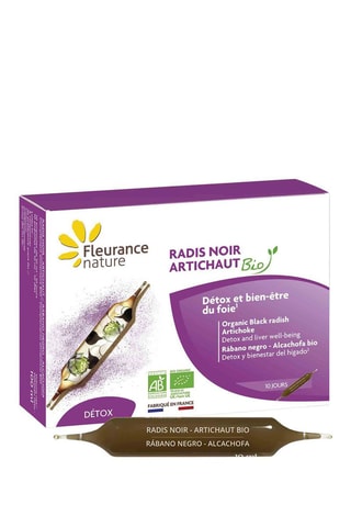 2 x Ampoules radis noir artichaut bio - 10 ampoules - Cure de 10 jours