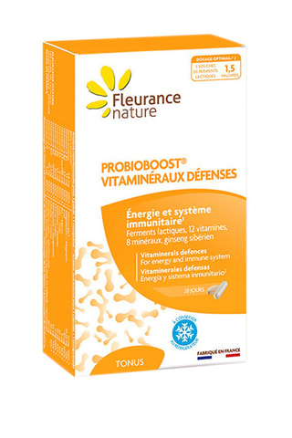 2 Probioboost® Vitaminéraux Défenses - 2 x 28 comprimés et 28 gélules - 2 cures de 28 jours
