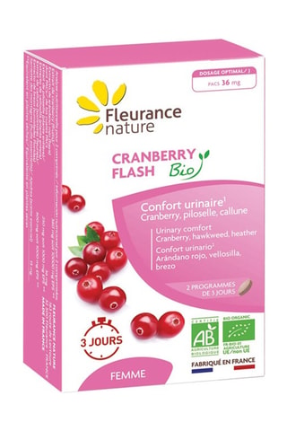 2 x Cranberry flash bio - 14 comprimés - 2 cures de 3 jours