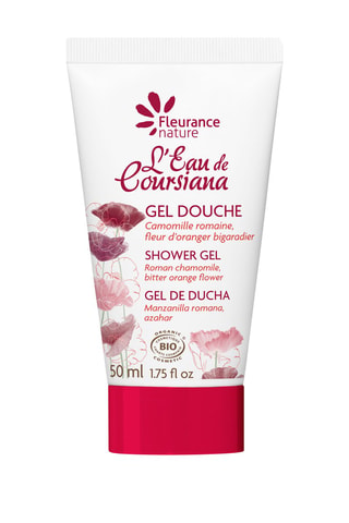 3 x Gel douche L'Eau de Coursiana bio - Camomille romaine et fleur d’oranger bigaradier - 50 ml