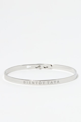 Bracciale bangle Bientôt tata - Argentato