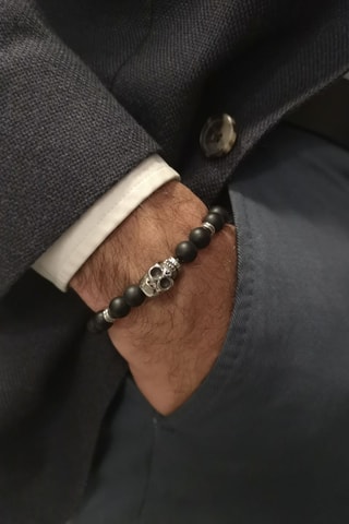 Bracciale Dark side - Onice
