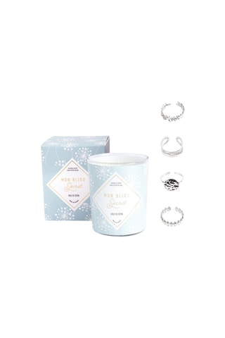Candela profumata Fleur de coton e anello Mon bijou secret - Modello causale