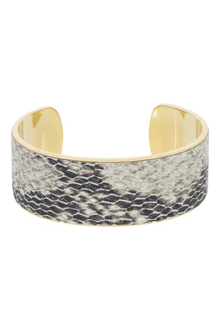 Pulseira aberta - Folheado a ouro amarelo
