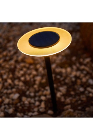 2 faretti solari LED Ufo - Nero