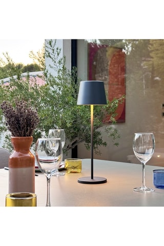 Lampada da tavolo LED senza fili Kelly - Antracite