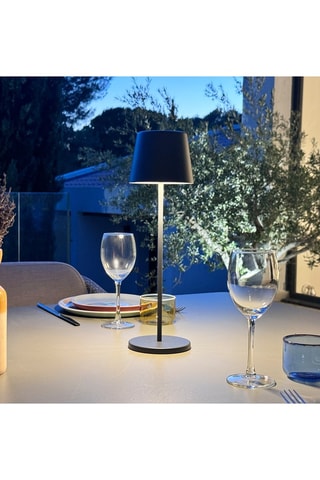 Lampada da tavolo LED senza fili Kelly - Antracite