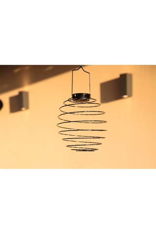 Spirale luminosa solare LED Orion - Nero - 1 W