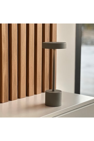 2 lampade da tavolo LED Roby - 2 W - Grigio - 50 h di autonomia - Classe E