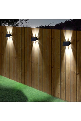 2 applique solari LED Blinky - Nero