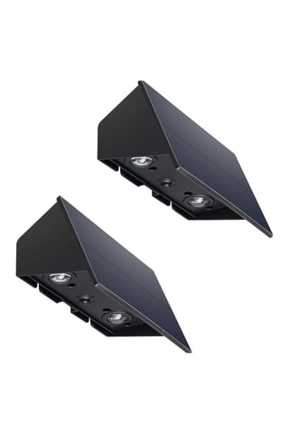 2 applique solari LED Blinky - Nero