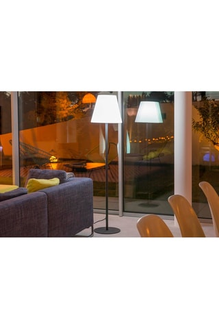 Lampada da terra Standy W150 - Bianco e nero - 18 W