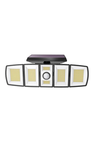 Proiettore solare LED Andover XL - Nero - 5 x 10 W