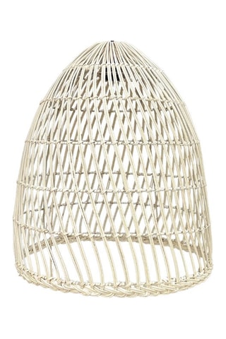 Paralume in rattan Paulo - Nero - 40 x 45 cm