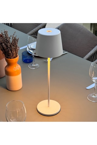 Lampada da tavolo LED senza fili Kelly - Bianco