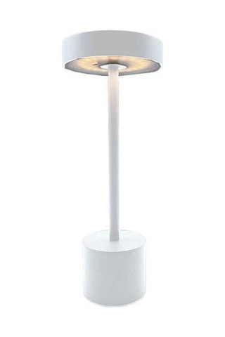Lampada da tavolo senza fili LED ricaricabile Roby - Bianco