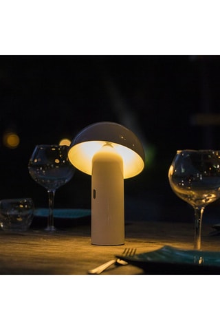 2 lampade da tavolo LED Tod - 7,5 W - Bianco - 5 h di autonomia - Classe F