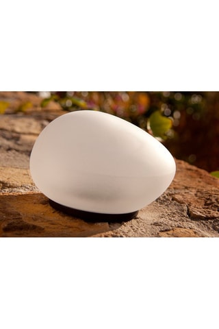 Roccia luminosa solare LED Solenzara - Bianco - 1 W