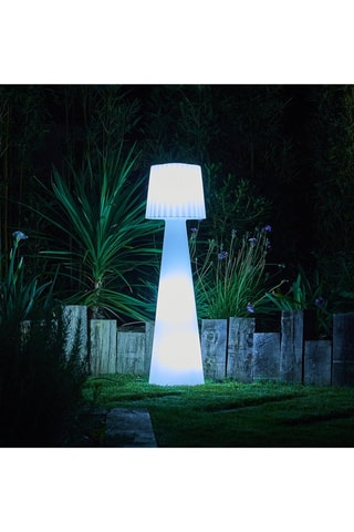 Lampada da terra Lady W150 - Bianco e nero - 2 x 15 W e 20 W