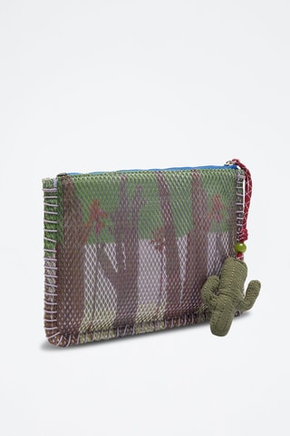 Clutch - Lichtpaars - Groen, bruin en paars