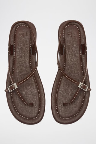 Leren Sandalen - Bruin