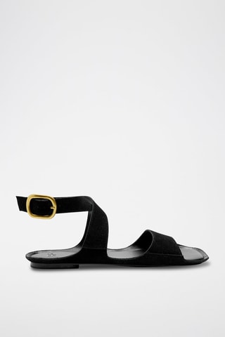 Nubuck Sandalen - Zwart
