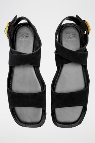 Nubuck Sandalen - Zwart