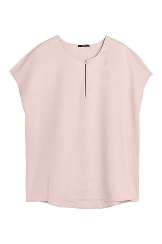 Top - Lichtblauw - Roze