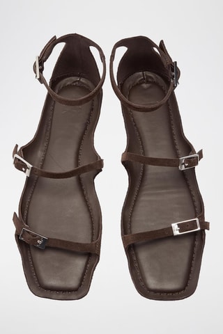 Nubuck Sandalen - Bruin