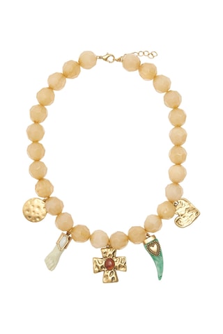 Ketting - Beige en Groen
