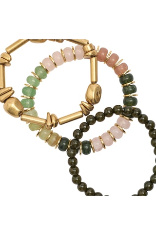 3 Armbanden - Goudkleurig