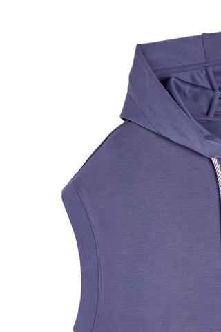 Mouwloze Sweater met Capuchon - Paars