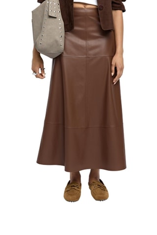 Midirok Hoge Taille - Bruin