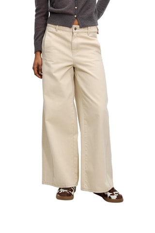 Rechte Jeans - Beige