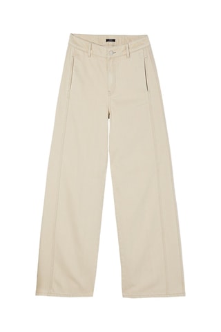Rechte Jeans - Beige