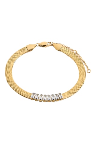 Armband - Goudkleurig en Wit