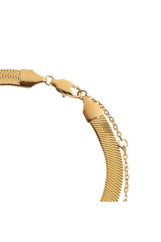 Armband - Goudkleurig en Wit